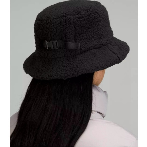 Lululemon Unisex Textured Fleece
Bucket Hat In Black Size S/M, black main image 5